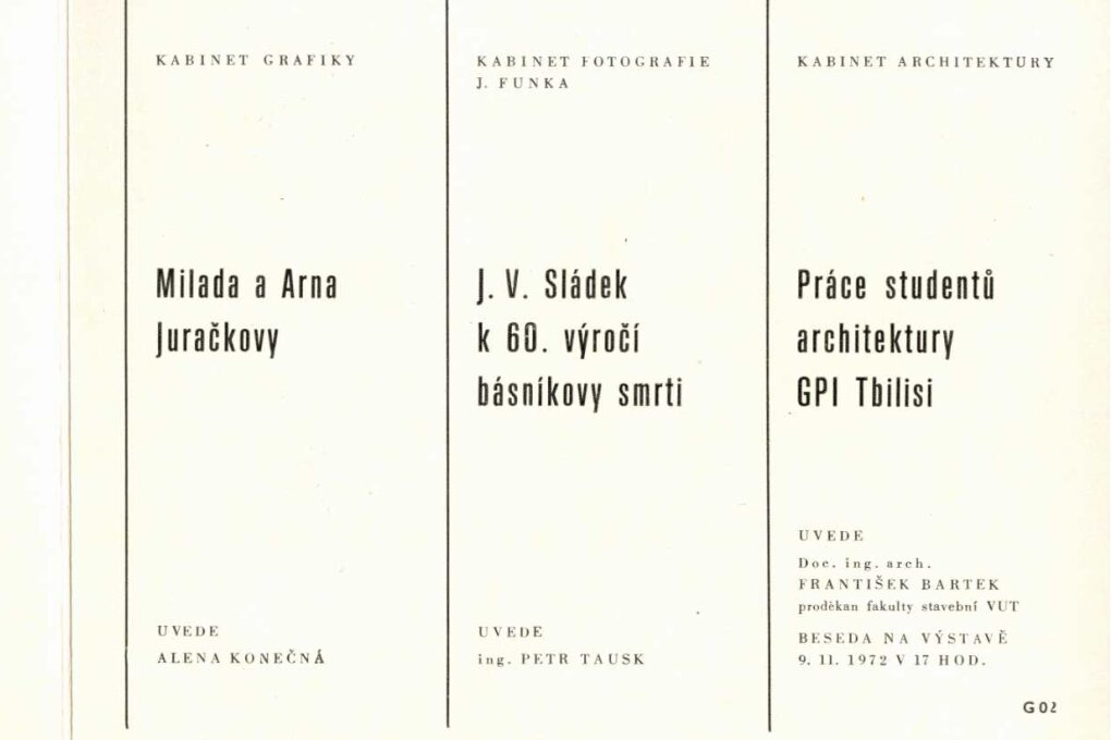 Práce studentů architektury GPI Tbilisi